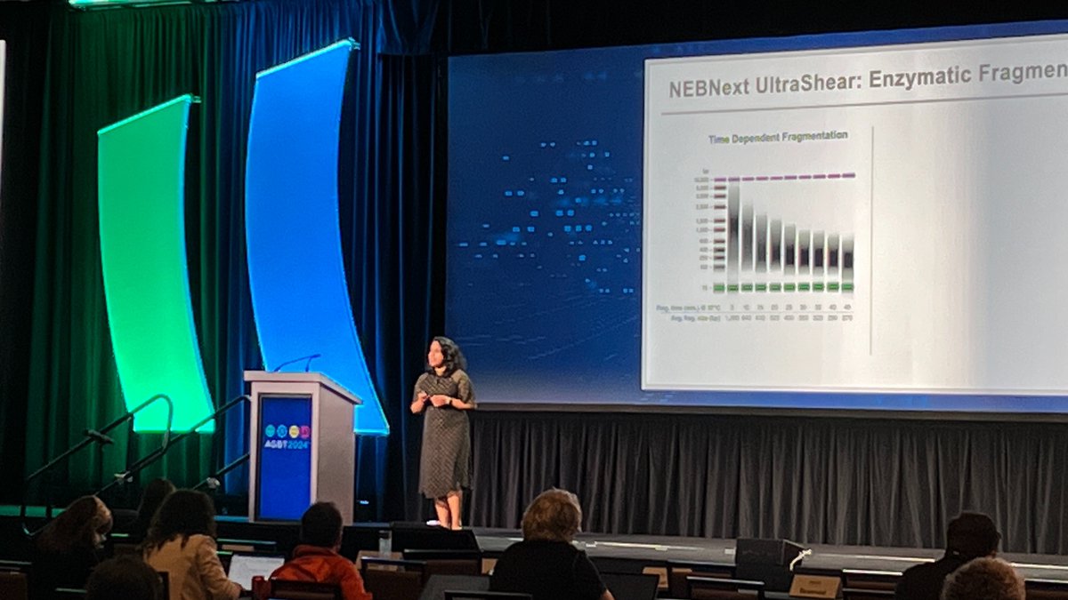 agbt's tweet image. Bronze 4 Sponsor Talk: Keerthana Krishnan from @NEBiolabs showcases NEBNext product development, streamlining workflows and addressing new applications at @AGBT 2024 in Orlando. #AGBT #AGBT24