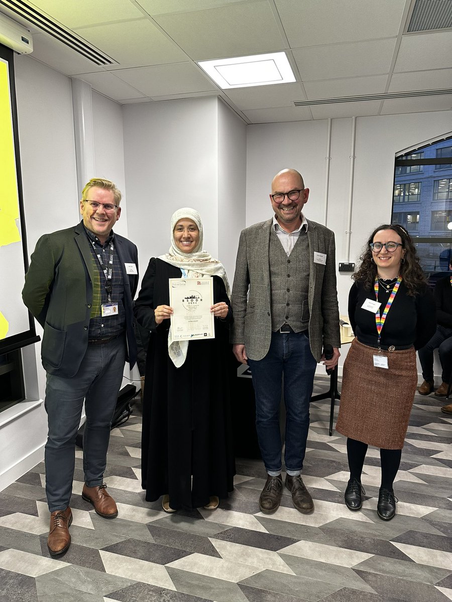 Our winner for the basic science 3 minute pitch: Fatima Elalawy!! @BSODR_UK @bgmain1