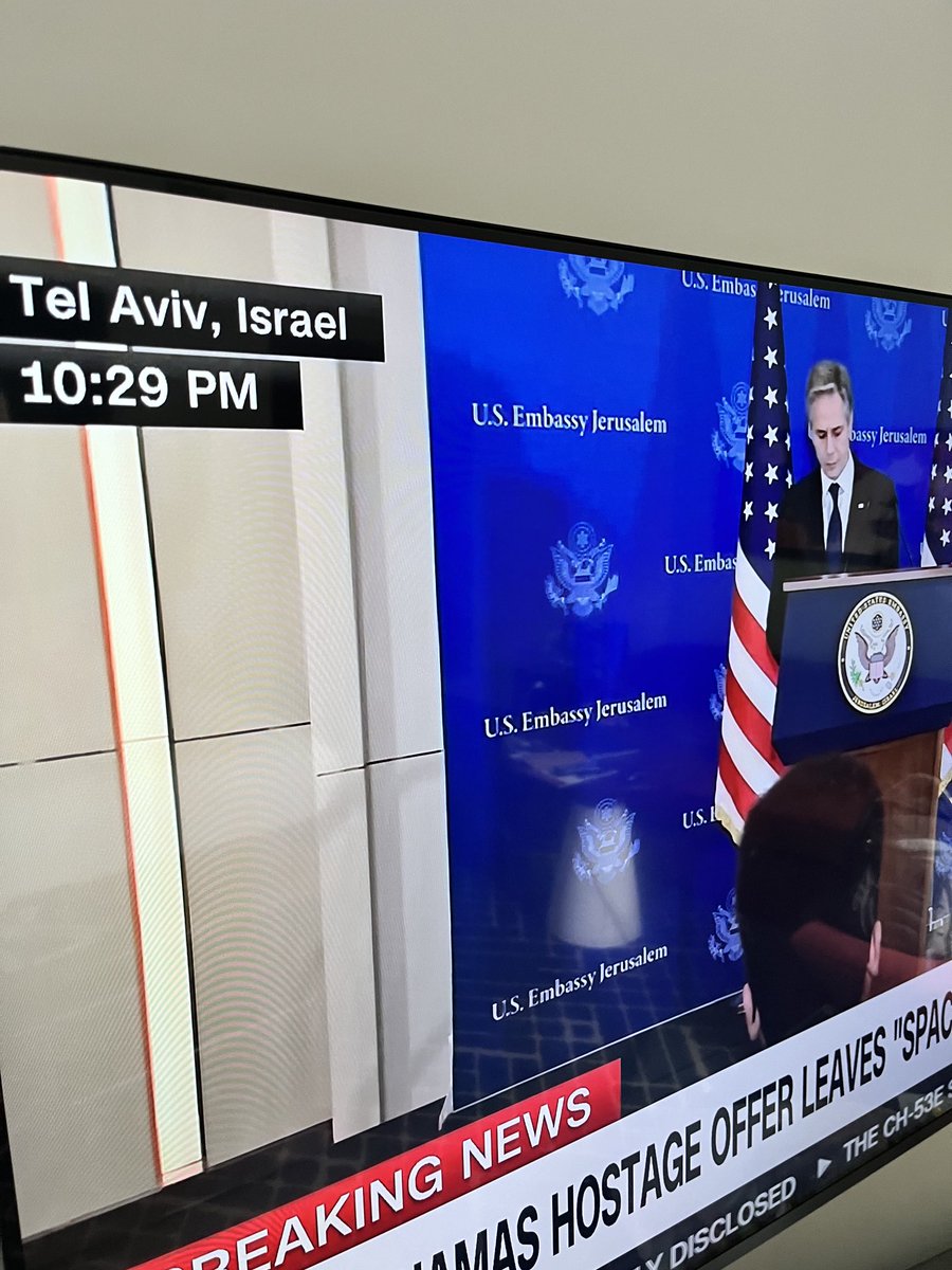 Jerusalem or Tel Aviv?  Which city is he in?  ⁦<a href="/cnnbrk/">CNN Breaking News</a>⁩ ⁦<a href="/CNNPolitics/">CNN Politics</a>⁩ ⁦<a href="/cnni/">CNN International</a>⁩ ⁦<a href="/CNNEE/">CNN en Español</a>⁩ ⁦⁦<a href="/CNNBusiness/">CNN Business</a>⁩