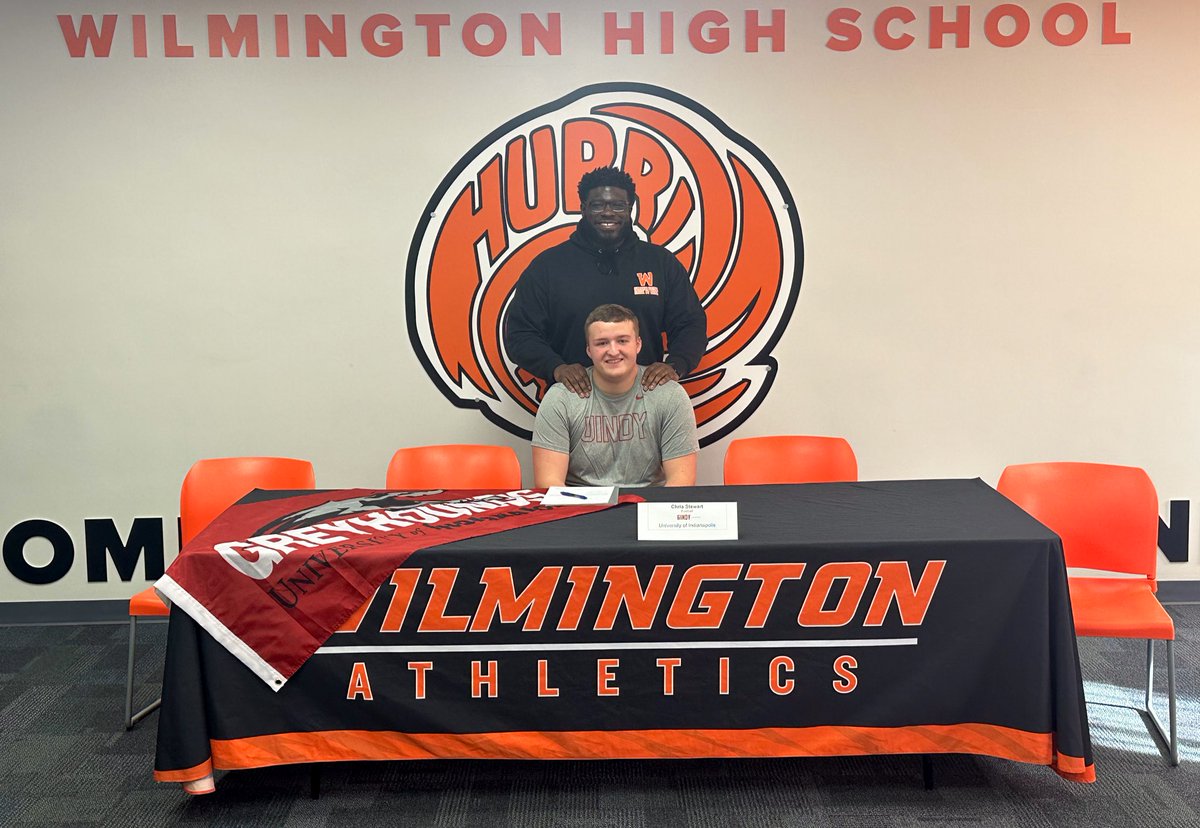 Congratulations to Chris Stewart on signing his National Letter of Intent to play football at the University of Indianapolis <a href="/UIndyFB/">UIndy Football</a>