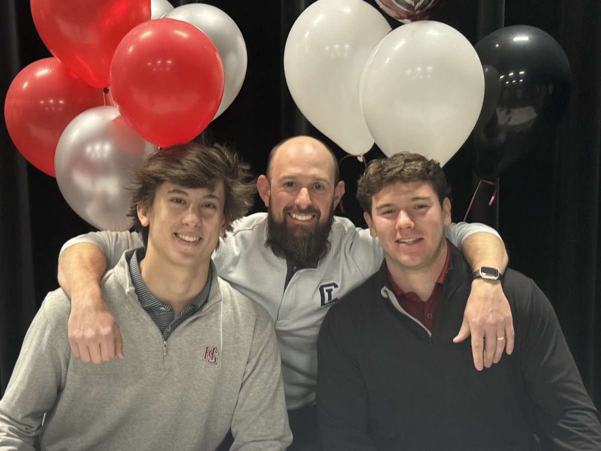 CoachDrewDayton's tweet photo. Congrats to @jpence2933 and @neiljsalvage on their commitments to play college football next season for the Tigers and Gamecocks! Love you guys! @footballlatin #FlyWithTheFlock https://t.co/OtrxSAV8jt
