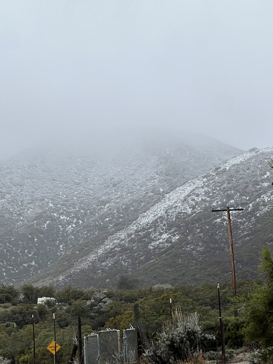 PhotosByChrys's tweet photo. @NWSSanDiego Iron Springs Mtn in Anza, Ca this morning https://t.co/FSsD6SrFsn