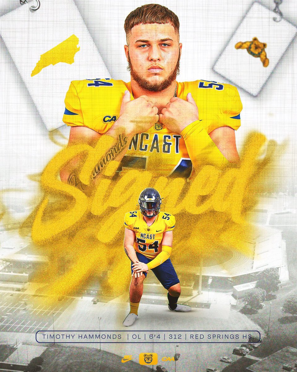 Blessed to say that I am 110% COMMITTED to @NCATFootball 💙💛
