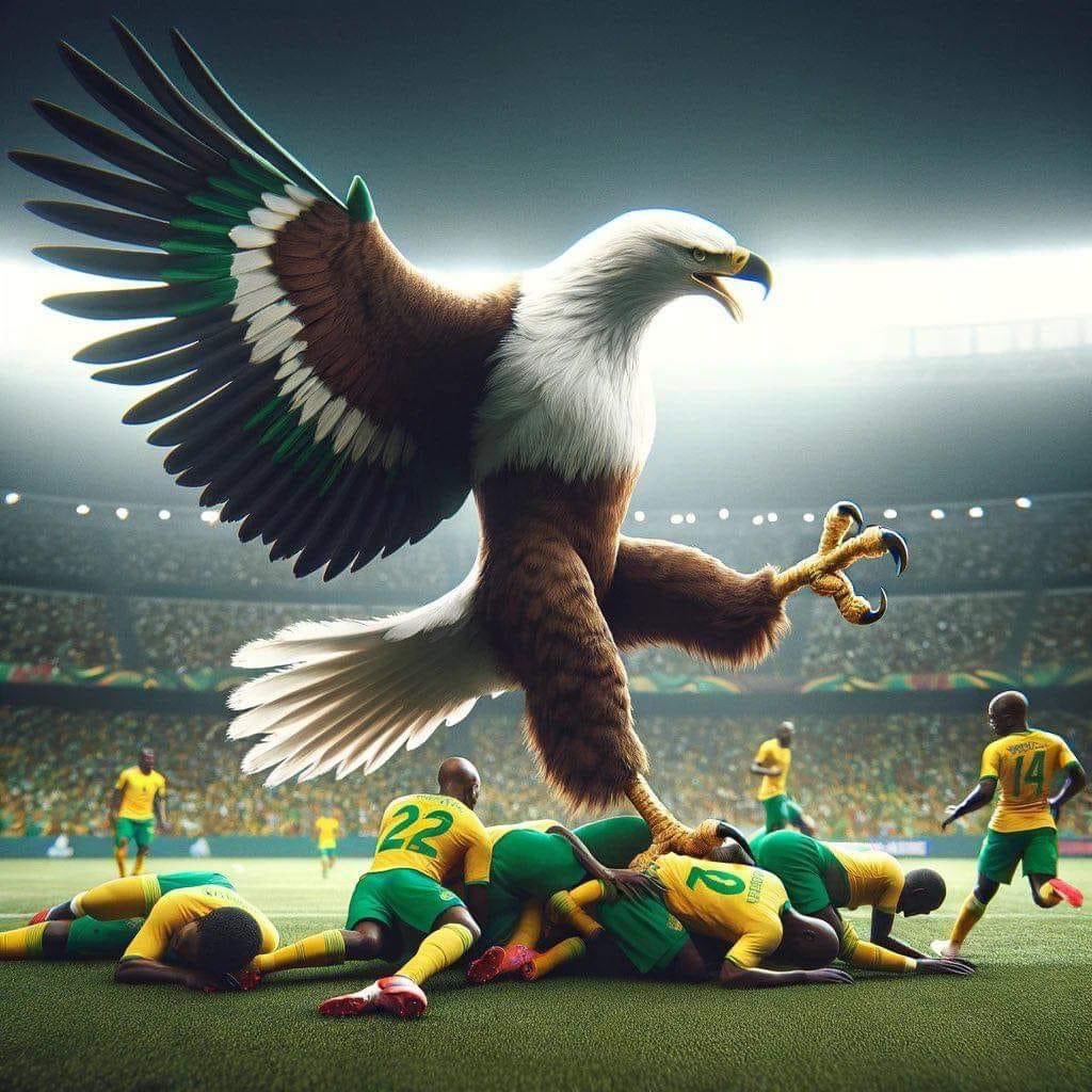 Engr. Ola Ogunfeyitimi (@ollynetworker) on Twitter photo Congratulations <a href="/NGSuperEagles/">🇳🇬 Super Eagles</a> Congratulations #Nigeria #AFCON2023
#NigeriaVsSouthAfrica Congratulations <a href="/NGSuperEagles/">🇳🇬 Super Eagles</a> Congratulations #Nigeria #AFCON2023
#NigeriaVsSouthAfrica