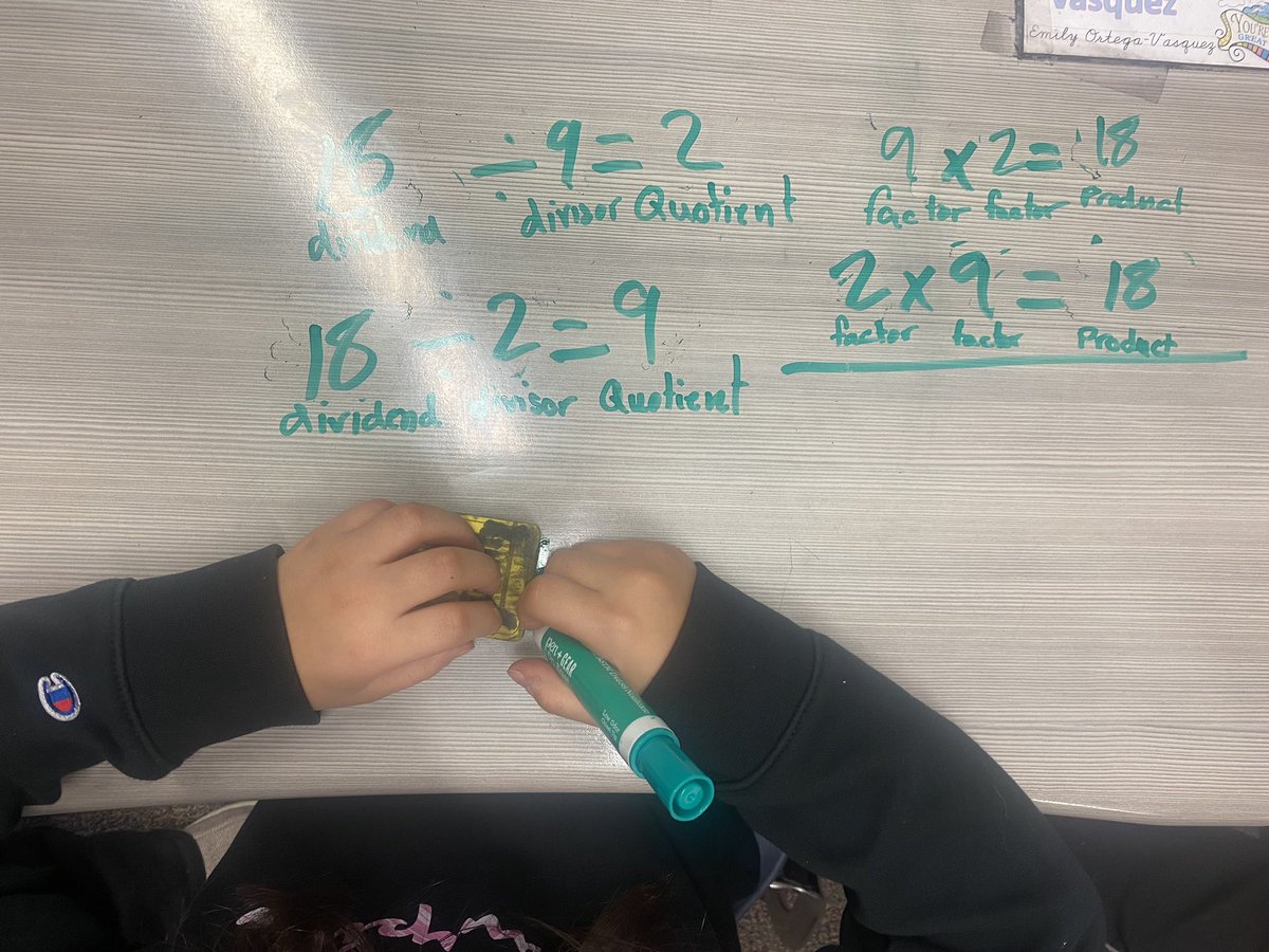 MissSmithGrade3's tweet photo. Who says vocabulary and writing are just for ELA?? Not my third graders! #weareGIPS #1GIPSforAll #BetterTogether #mathmaticians https://t.co/UZU8JAYYdj