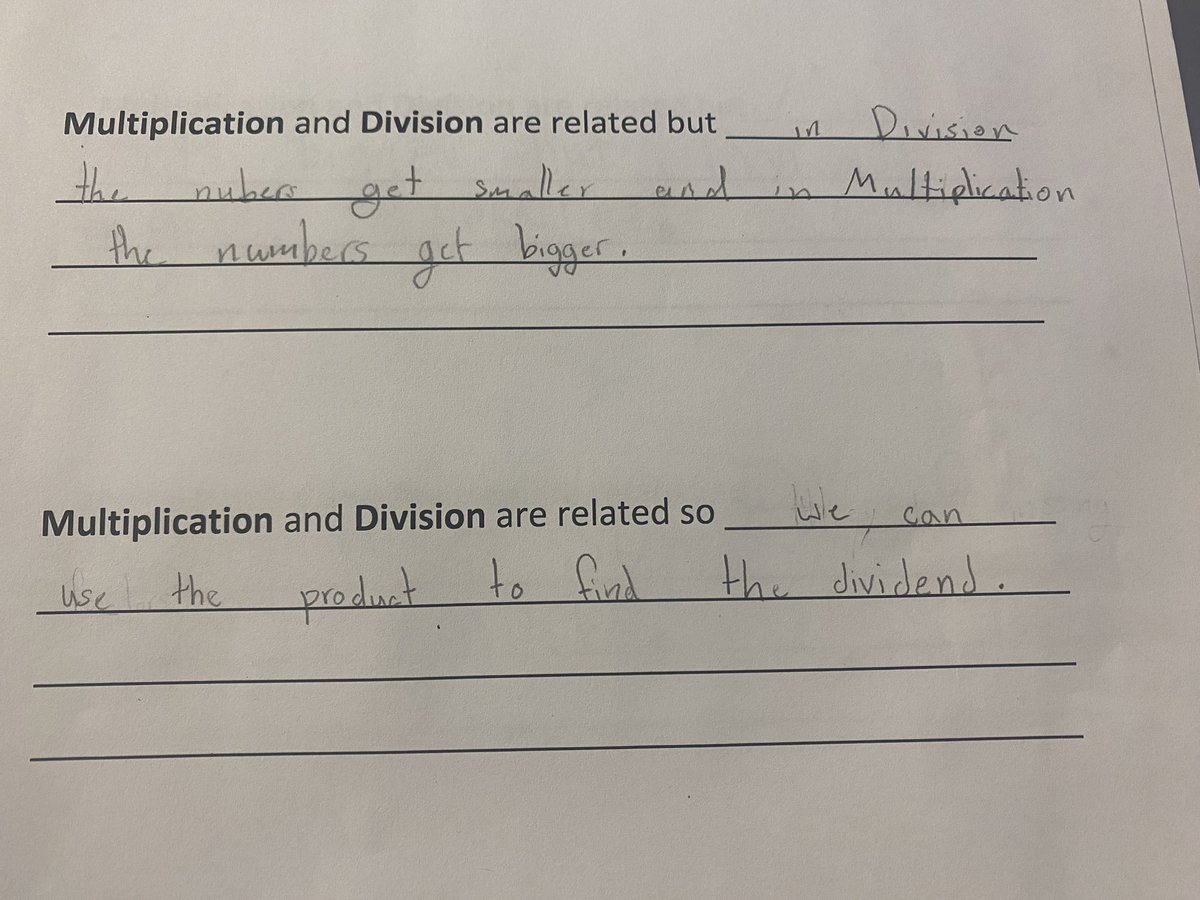 MissSmithGrade3's tweet photo. Who says vocabulary and writing are just for ELA?? Not my third graders! #weareGIPS #1GIPSforAll #BetterTogether #mathmaticians https://t.co/UZU8JAYYdj