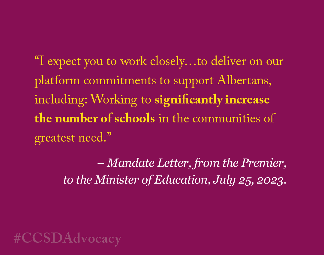 Utilization in Sector 9 East is 93%, a 3% increase from last year. We need appropriate funding to accommodate growing enrolment. #abedfunding #CCSDAdvocacy #abed #abpoli #ableg <a href="/demetriosnAB/">Demetrios Nicolaides 🇨🇦 🇨🇾</a>  @CCSD_edu