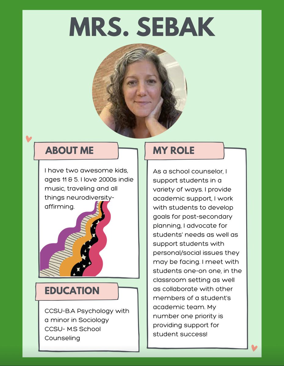 Happy School Counseling Week Mrs. Sebak!
