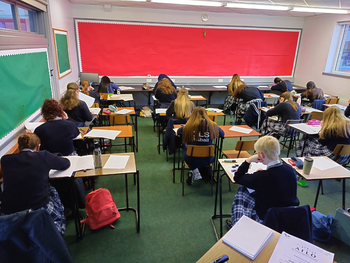 OLSNewry's tweet photo. At the end of January, 22 senior students took on the challenge of the All-Ireland Linguistics Olympiad (AILO) preliminary exam.
Once again, our U6 student, Molly McGouran, has qualified for the final  in @ucddublin in March.
We wish Molly all the very best!!
@NCILT #AILO https://t.co/RObnHIvDzQ