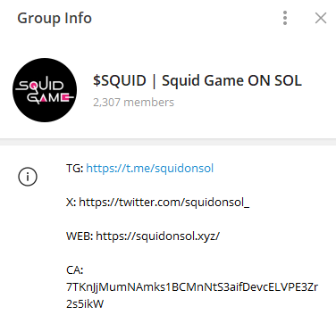 $SQUID JOIN THE MOST BULLISH COMMUNITY ON $SOL 🦑🚀🦑
#SQUID 🔛🔝

TG: t.me/squidonsol
#SquidGameArmy #Solana