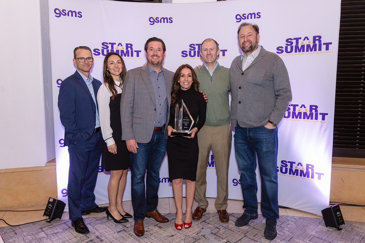 Congratulations to the Apotex Corp. team on winning the 2023 STAR Award for Operational Excellence at the Golden State Medical Supply, Inc. STAR Summit! We are honored to receive this recognition from a leading pharmaceutical provider specializing in the federal health sector.
