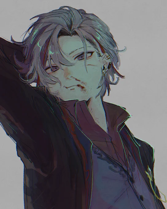 衝動描いて没った顔だけ見てってください 