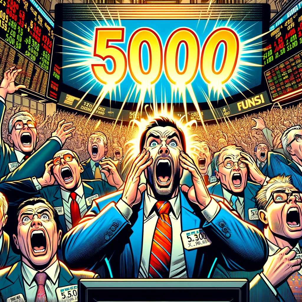 MatthewRyanCase's tweet photo. Hysteria / Euphoria as we close in on 5000 @SNP_500 @CNBC @CNBCFastMoney @GuyAdami @YahooFinance @MatiGreenspan #TechHeavy $NVDA #SNP5000 https://t.co/pCN96G9Jlx