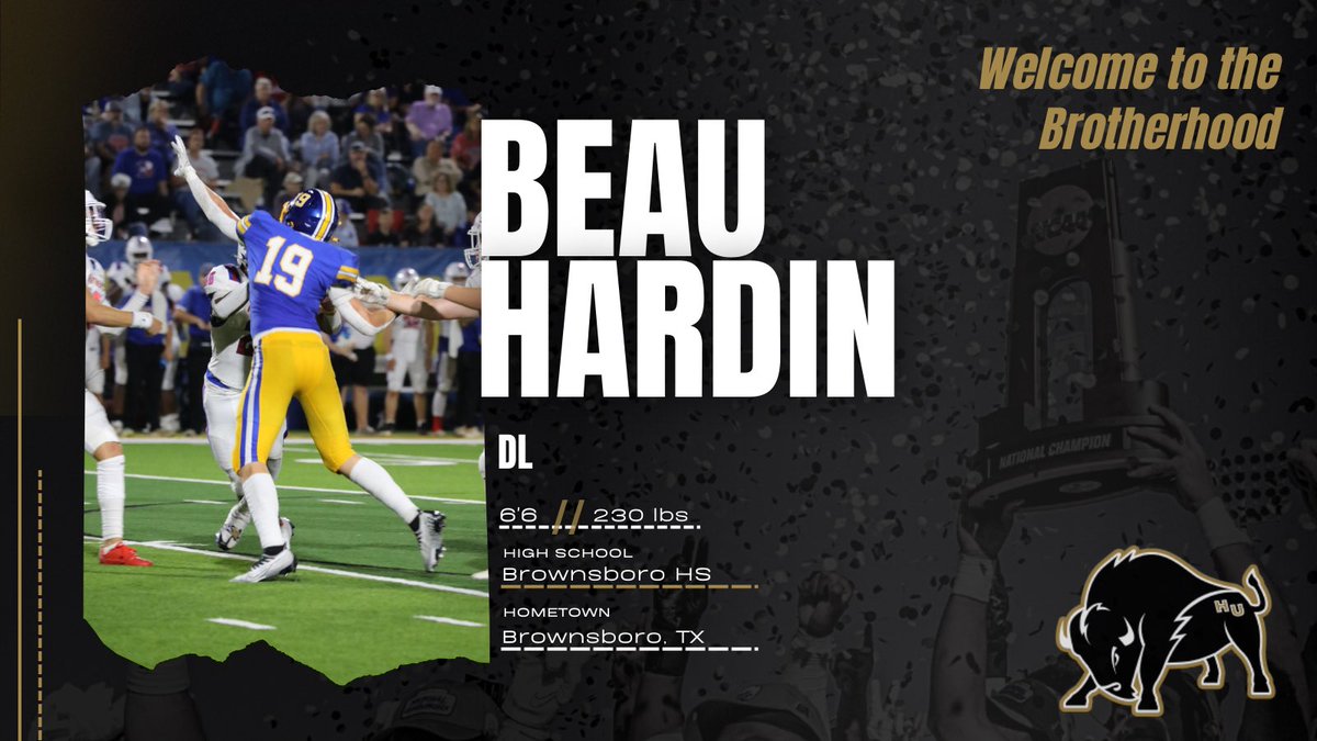 Beau Hardin has joined the Brotherhood!