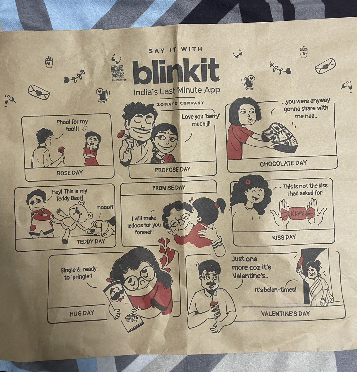 its_saps's tweet photo. @letsblinkit surely does know how to   do packaging. 🤌❤️ https://t.co/oSOFoFQyLf