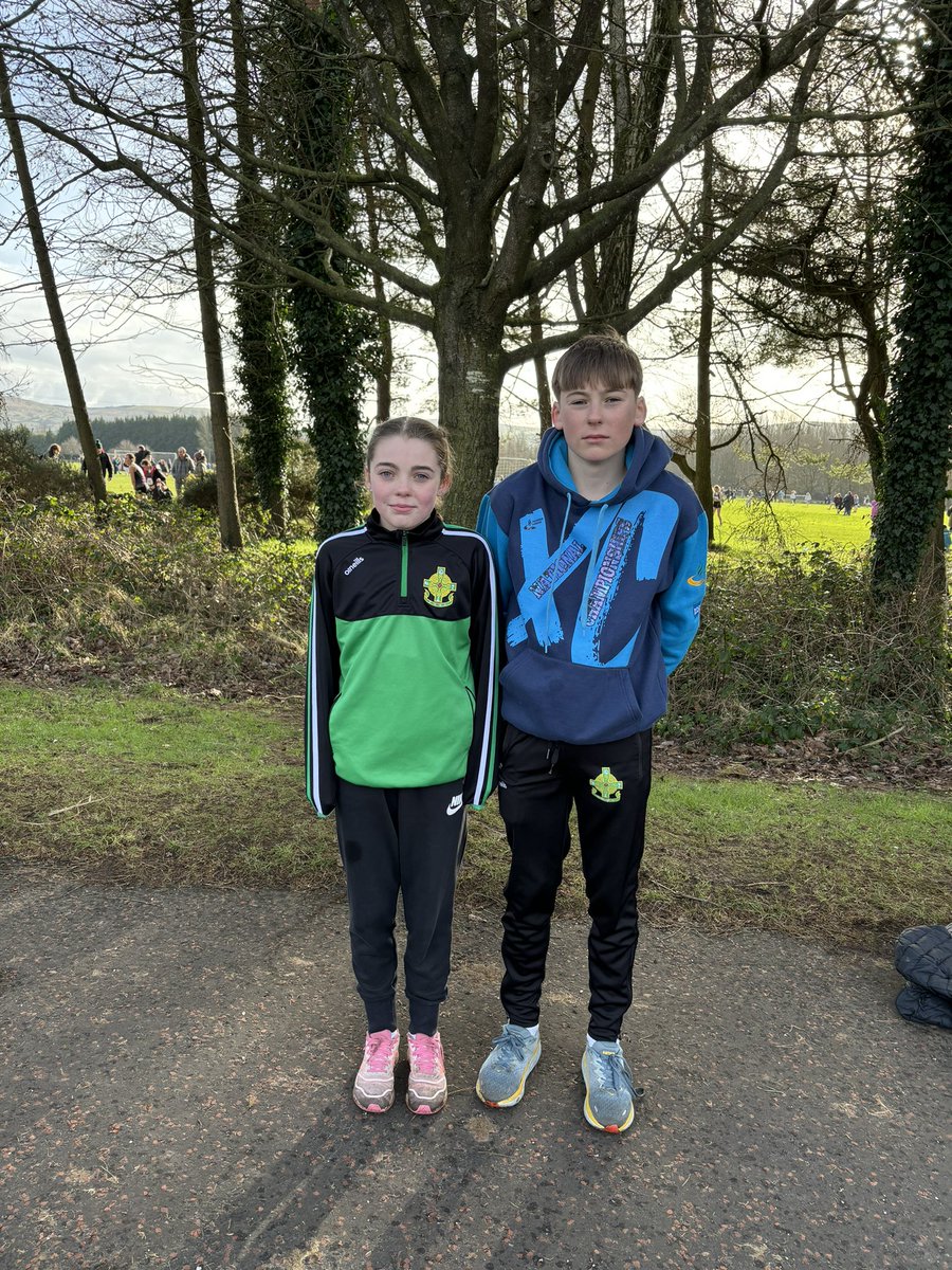 3 sets of siblings doing St.Malachys proud at the Ulster X Country championships in Mallusk today