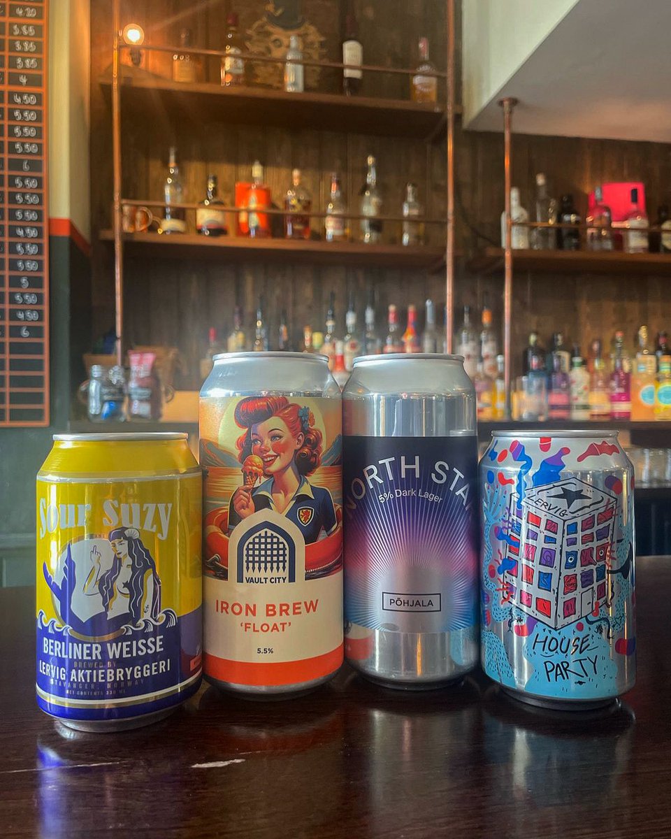 NEW ADDITIONS 🍻 🍻 
Fresh new additions to the “Beer Fridge” here in Cronton! With rotating beers from all over Europe we’ve got something for everyone.