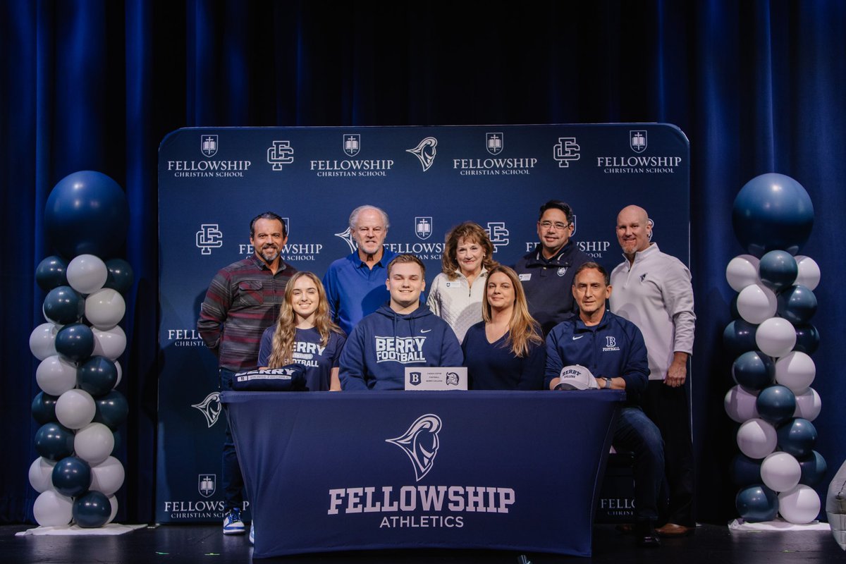 #NationalSigningDay2024 

Great day celebrating some amazing student-athletes and their families! Athletes listed in alphabetical order by sport, last name:

Football:

Nathan Chapman | <a href="/NathanChapmanK1/">Nathan Chapman</a> 
(<a href="/FurmanFootball/">FurmanRecruiting</a>)

Caden Coffin | <a href="/CadenCoffin56/">Caden Coffin</a> 
 (<a href="/BerryFootball/">Berry Football</a> )