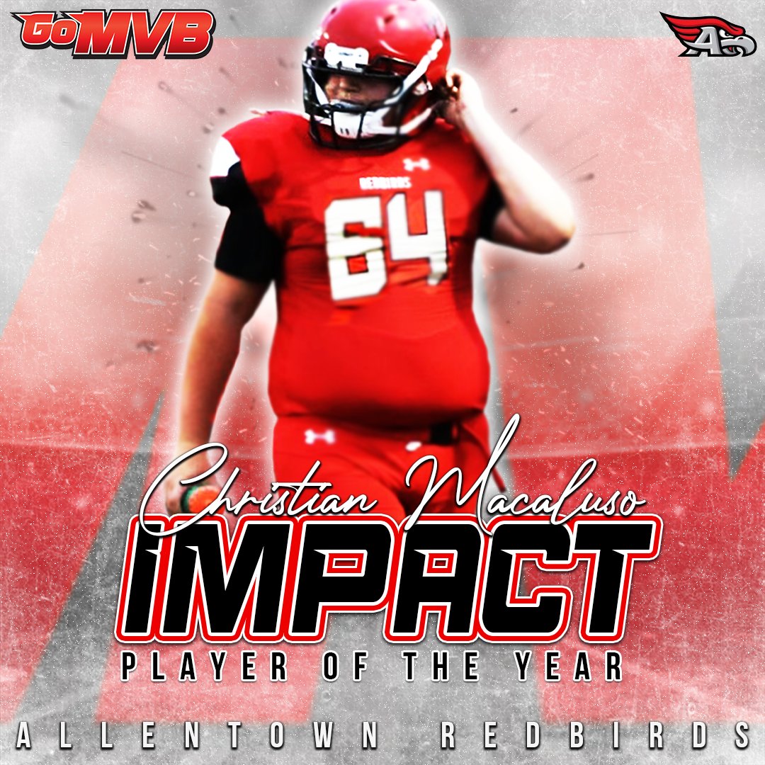 GoMVB's tweet photo. Christian Macaluso has been voted Impact Player of the Year after a solid season!
'25 OL/DL
Allentown HS, NJ
More Info: https://t.co/PrOg5N8wWz
Follow: @ChristianMac64

#gomvb #hsfootball #athlete #playeroftheyear https://t.co/syRExYftFp