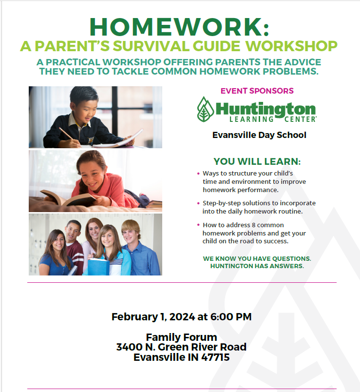 Thank you Evansville Day School for inviting us to present at your Family Forum last Thursday, February 1st at 6PM! We are excited to see you again at your Enchanted Forest Gala on April 27th at 6PM.