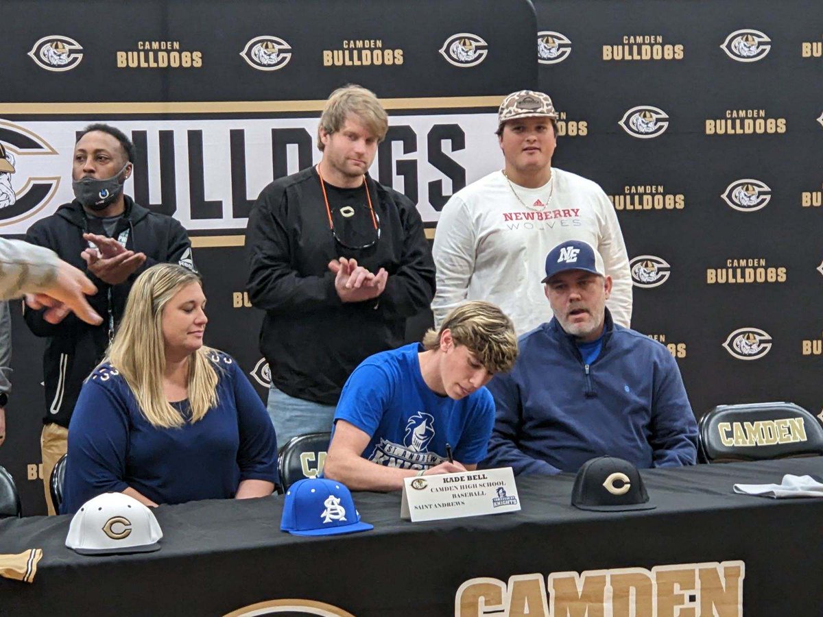 bigspurcowboy's tweet photo. Baseball has always been Kade's passion since before he was even on a team. He had to wear baseball pants and cleats to all his brothers games even though he knew he was to young to play. He always told us he would play in college . Today that kid signed to play in college!! https://t.co/2Y8m7xm2Ec