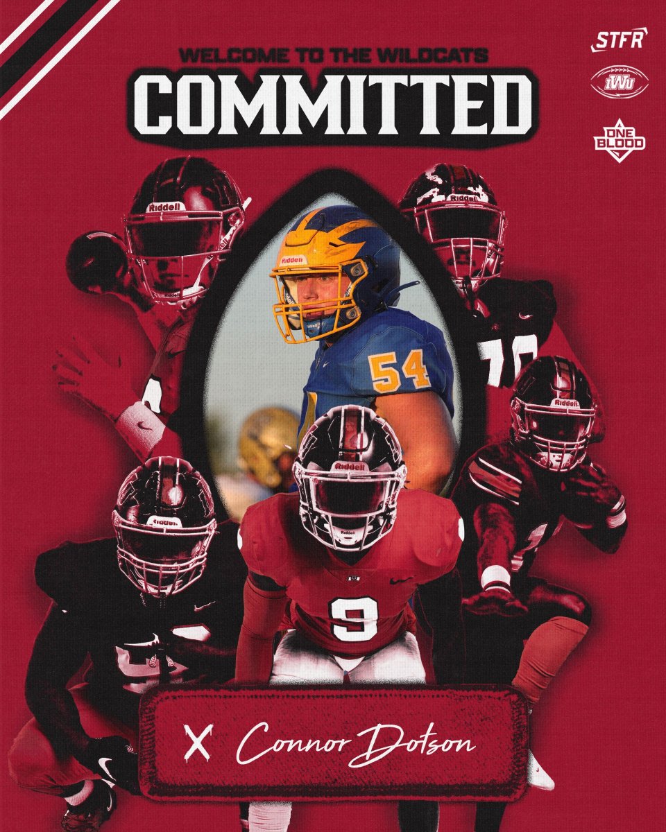 Indiana Wesleyan FB (@indwesleyan_fb) on Twitter photo Welcome to Wildcat Nation ‼️
Connor Dotson-Greenfield Central Highschool
Offensive Lineman
#OneBlood
<a href="/IWUWildcats/">Indiana Wesleyan University Wildcats</a> Welcome to Wildcat Nation ‼️
Connor Dotson-Greenfield Central Highschool
Offensive Lineman
#OneBlood
<a href="/IWUWildcats/">Indiana Wesleyan University Wildcats</a>