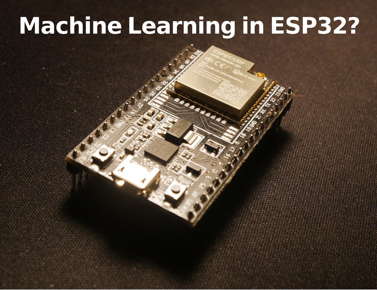 ⚡️ Machine Learning in ESP32? ⚡️

It is true that an ESP32 microcontroller is limited in power compared to a GPU of the latest generation, but despite its limitations, it is possible to realize small ML applications to take advantage of the sensors that can be connected.

With