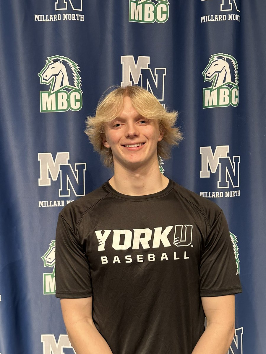 Congrats to <a href="/JayTwedt2/">Jay Twedt</a> on signing his NLI today.  Jay will continue his academic and baseball career in York, NE at <a href="/YUPanthersBSB/">York University Baseball</a> 

All the best JT!

<a href="/MNHSActivities/">MNHS Activities</a>