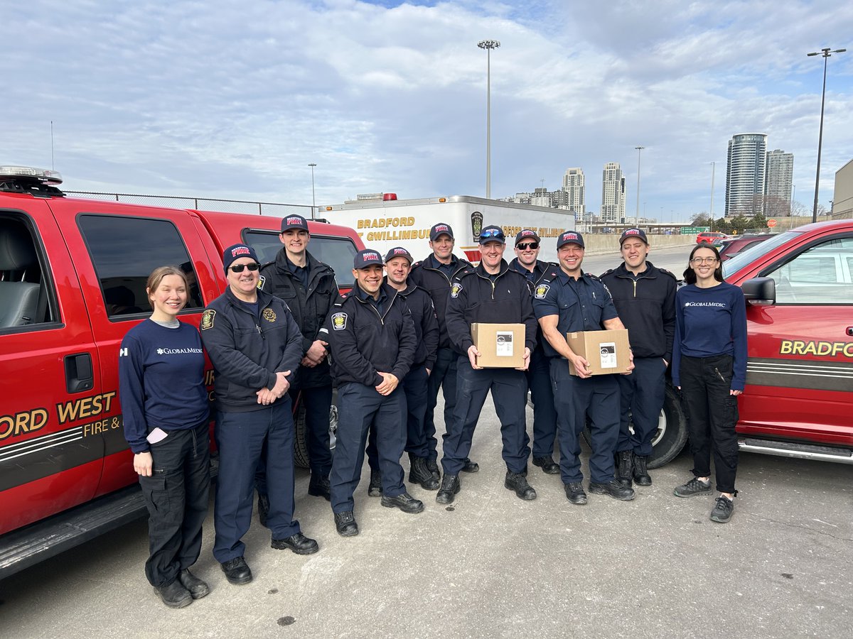 Today our new recruits were able to go to GlobalMedic in Etobicoke and receive 7600lbs. of food for Bradford’s  Helping Hands Food Bank. A little bit of hard work, short delivery, and a lot of smiles happened today. We were all happy to lend a “Helping” hand.