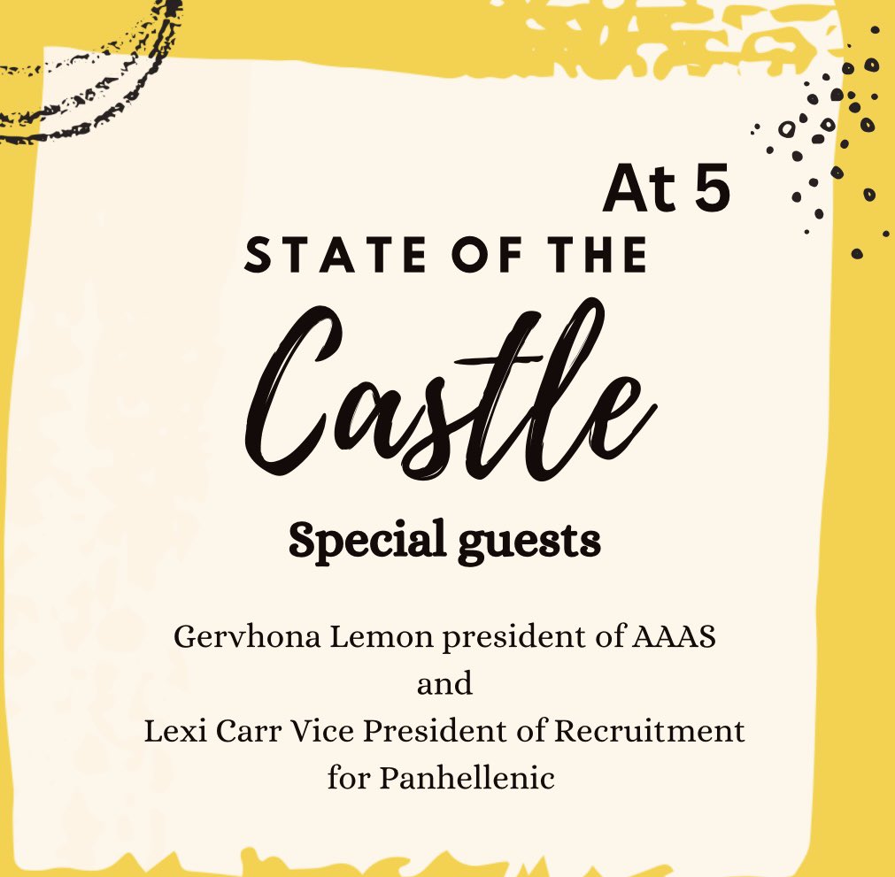 STATE OF THE CASTLE TOMORROW AT 5pm 
WGRE.org