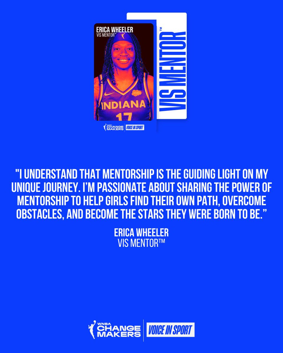 I’m joining the WNBA and VOICEINSPORT as a VIS Mentor to girls in sports!

VOICEINSPORT is teaming up with WNBA so if you are a girl in sports in middle school, high school or college! 

Link for girls + parents + coaches to sign up for FREE: voiceinsport.com/wnba