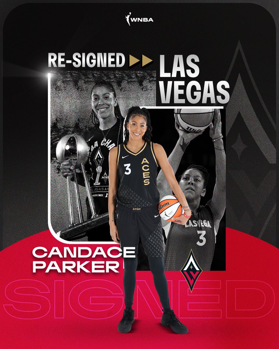 🚨 RE-SIGNED 🚨 

7x All-Star, 3x WNBA Champion, 2x MVP, 2016 Finals MVP and 2020 DPOY, @Candace_Parker is returning to the back-to-back champs, the @lvaces 

#WNBAFreeAgency