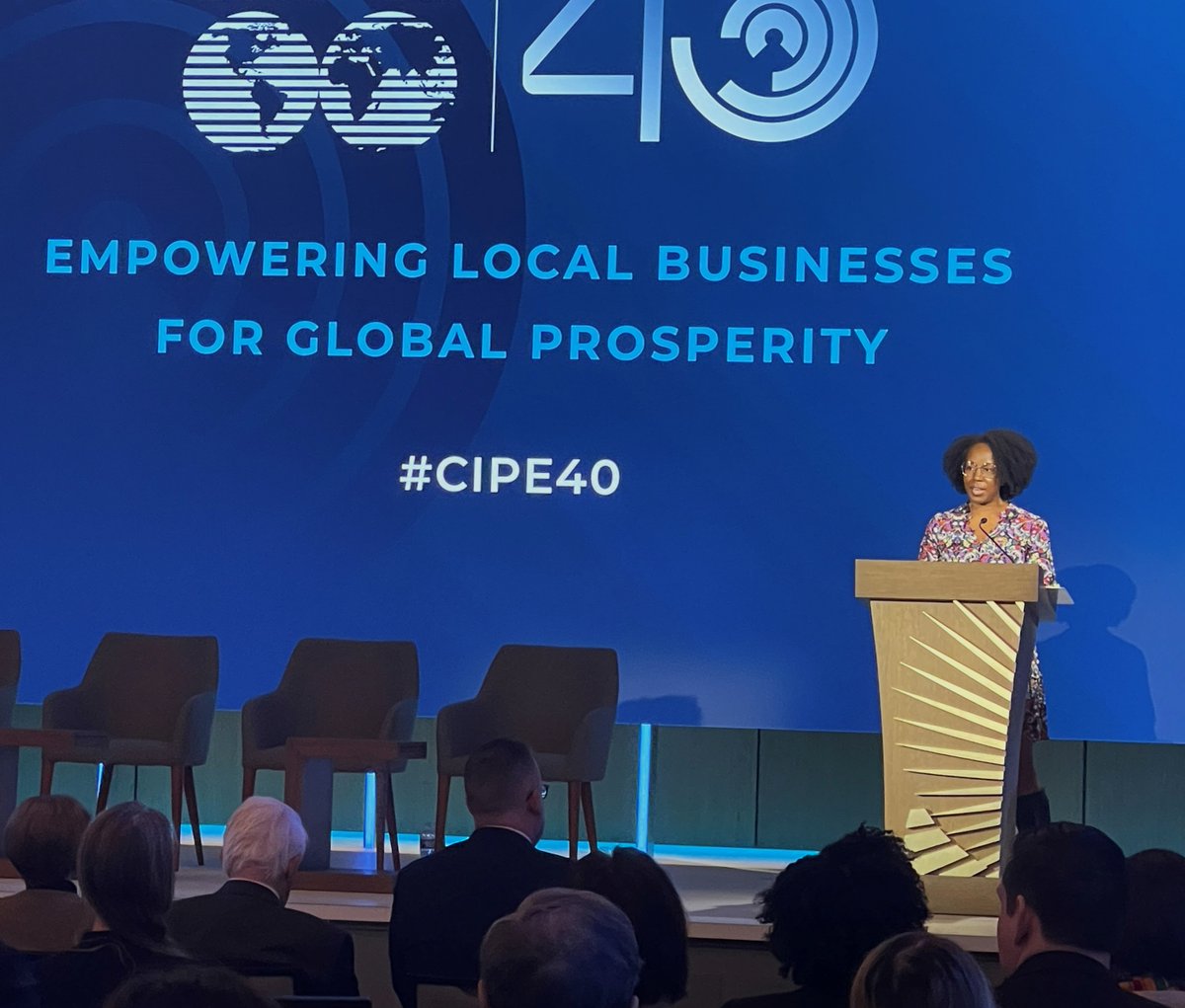 @Lesley_Warner, Deputy Assistant to the Administrator for Democracy, Human Rights and Governance (@USAIDDRG) at @USAID, shares their vision for the new DRG bureau and talks about the importance of fighting corruption. Watch live: bit.ly/3HOYcFx #CIPE40
