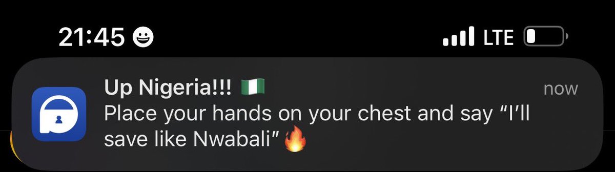 dherah__'s tweet photo. PiggyVest knows how to jump on trends😂 I like! 
Nwabali 🙌
#NGRSA #supereagles  #AFCON2023 https://t.co/FStYCstYJt