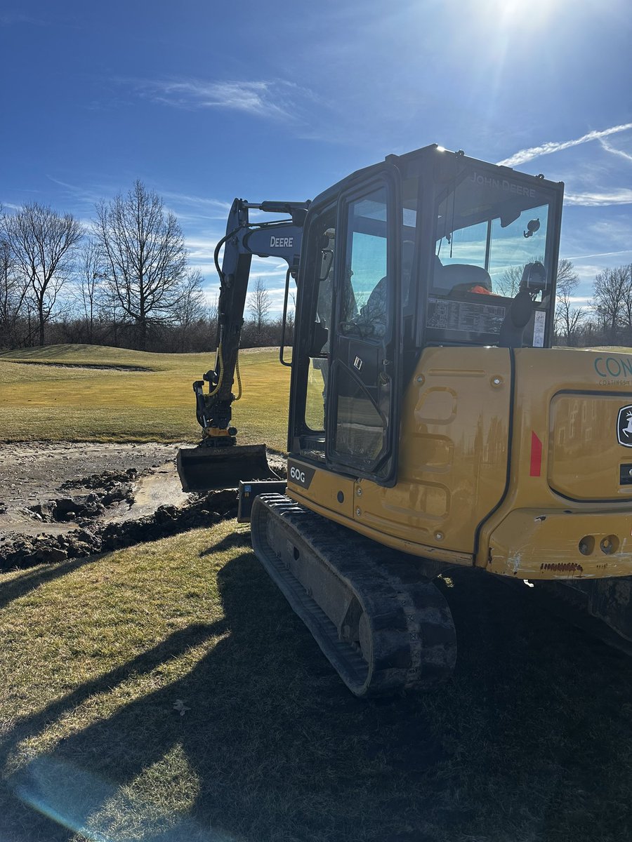 Bunker renovation at NAL has begun. Filling a few in and redoing a few. Can’t wait to see the finished product !