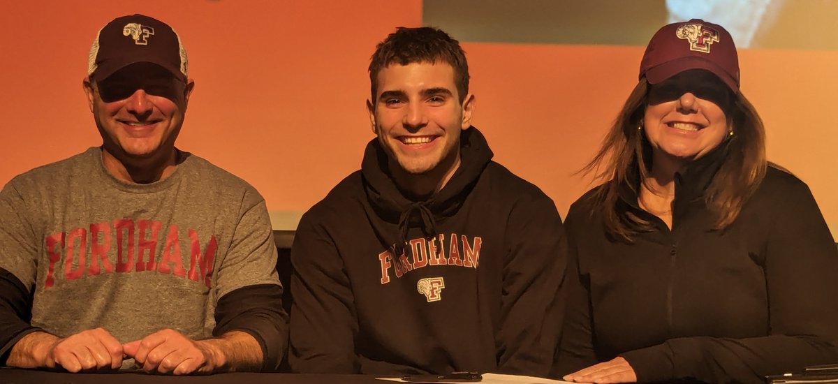 Congrats to 'hit-stick' Corner @drewminich1 on his signing today with @FORDHAMFOOTBALL