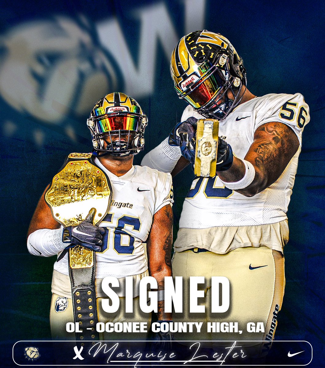 ✍🏽SIGNED

Welcome to the Wingate family <a href="/lester_marquise/">Marquise Lester</a> 
#OneDog #NSD24