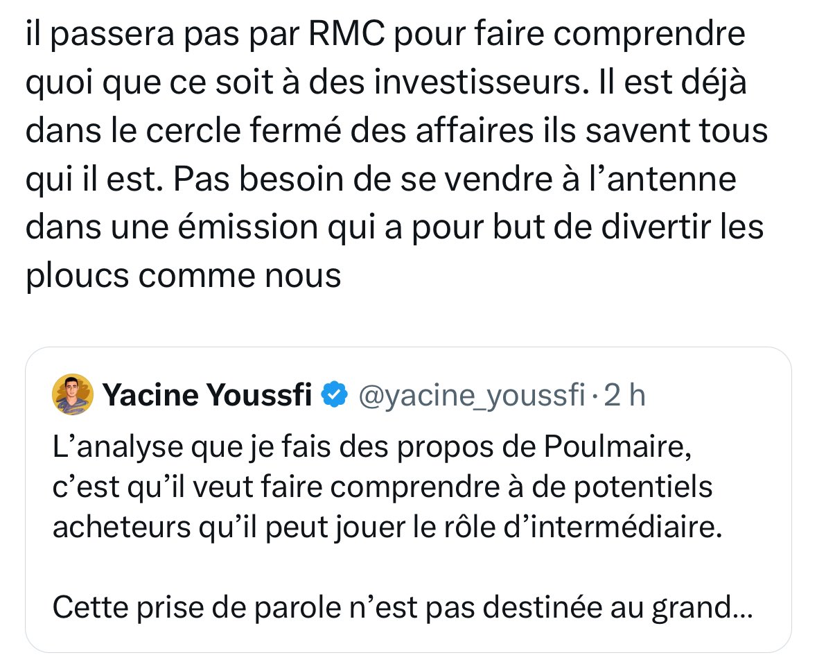 Voilà mon opinion ☺️