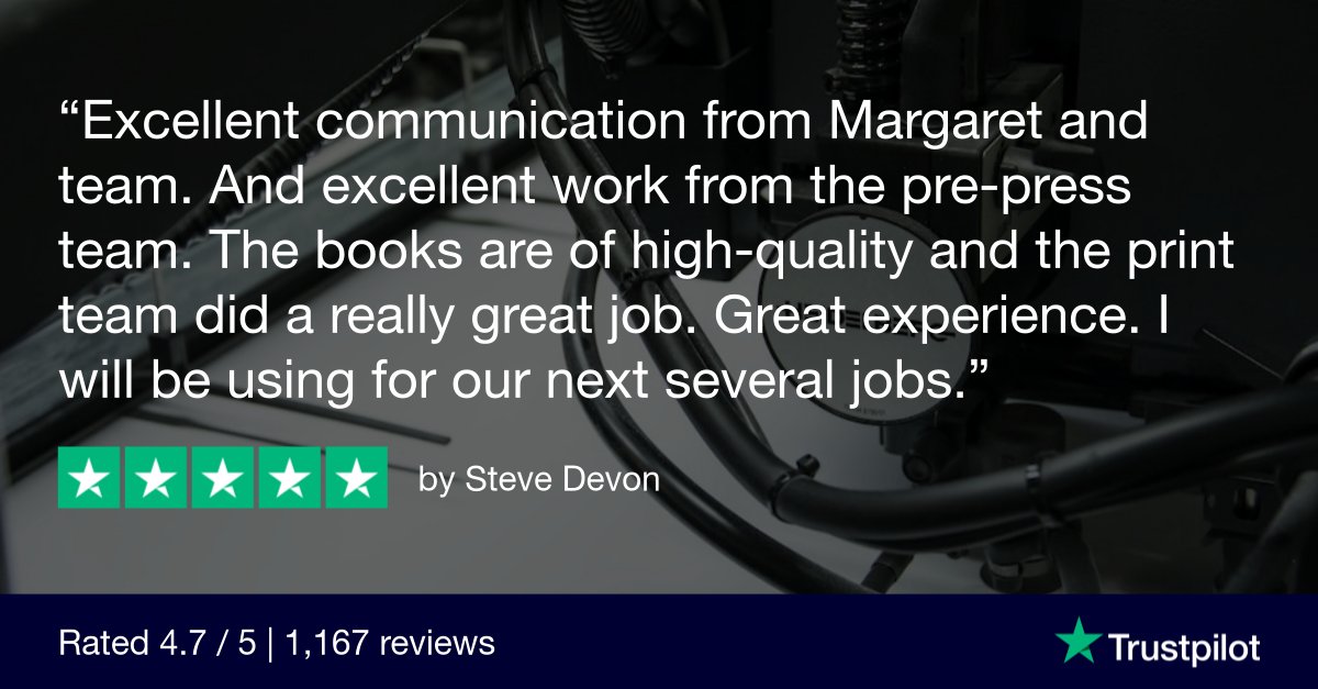 Margaret really is the best! And so is our prepress team!

Come see for yourself why our team gets consistent 5 star reviews!