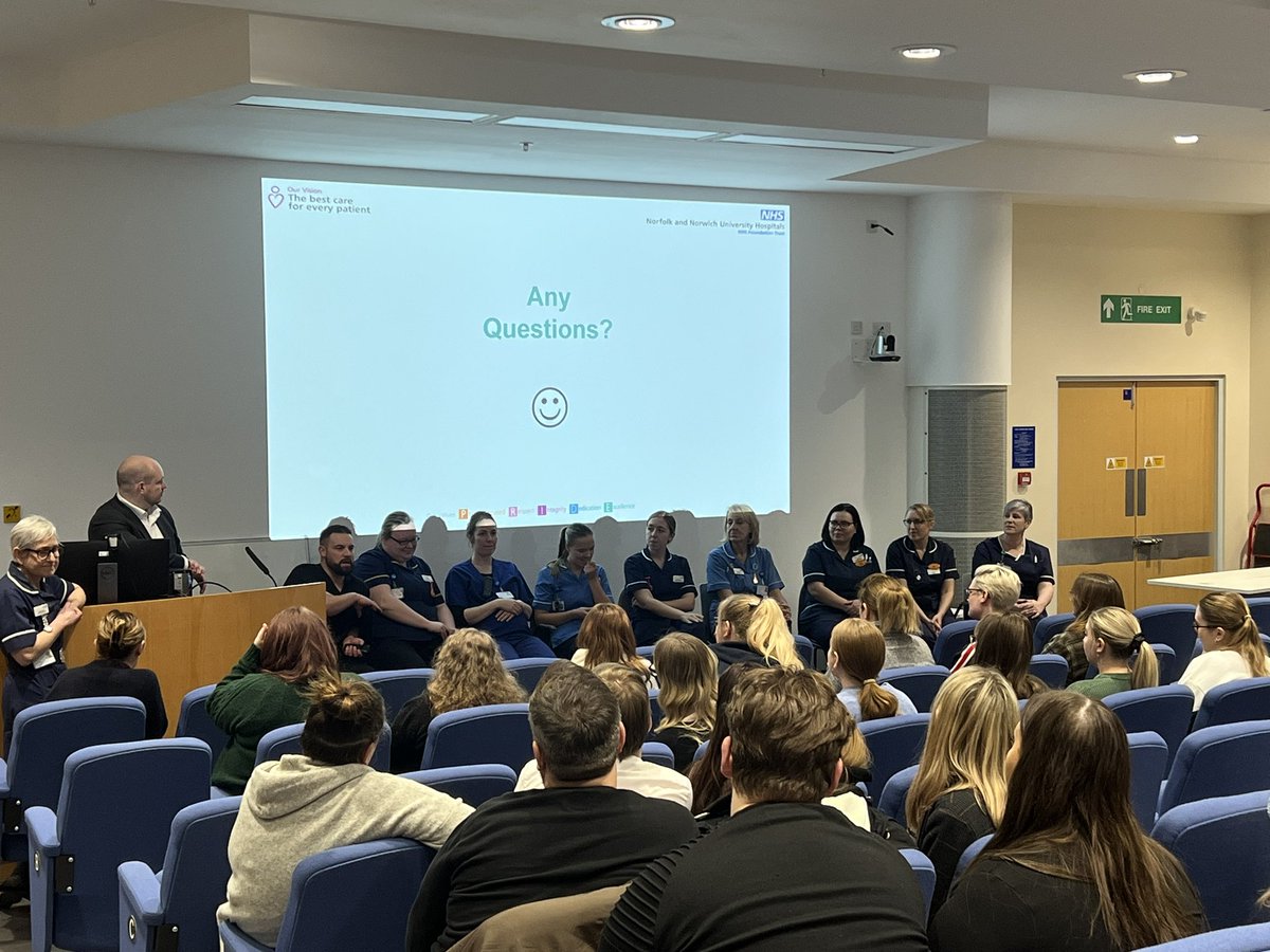 Amazing afternoon attending the @nnuh Student Nurse Recruitment event!
Thank you to our divisional representatives for showcasing what <a href="/NNUH/">Norfolk and Norwich University Hospitals</a>TeamSurgery has to offer! 
Many discussions regarding support, preceptorship, education &amp; development 💙

Good Luck with your applications!