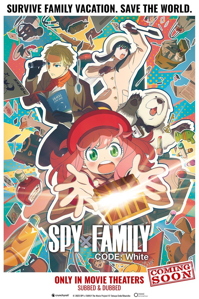 Jan_Ken_Ellis's tweet photo. Spy x Family!

We will be getting the movie in theaters April 19th ❄️ https://t.co/k1wmHmY1Mt