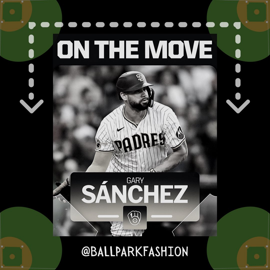 𝑶𝑵 𝑻𝑯𝑬 𝑴𝑶𝑽𝑬 ‼️ The Milwaukee Brewers have agreed to a 1-year, $7 million deal with C Gary Sánchez. This deal includes an option for 2025. ⚾️ (source: Jon Heyman)

 ( 📸 : mlb ) 

#MLBTrades #MLBTradeRumors #GarySanchez #Brewers #BrewCrew #ThisIsMyCrew