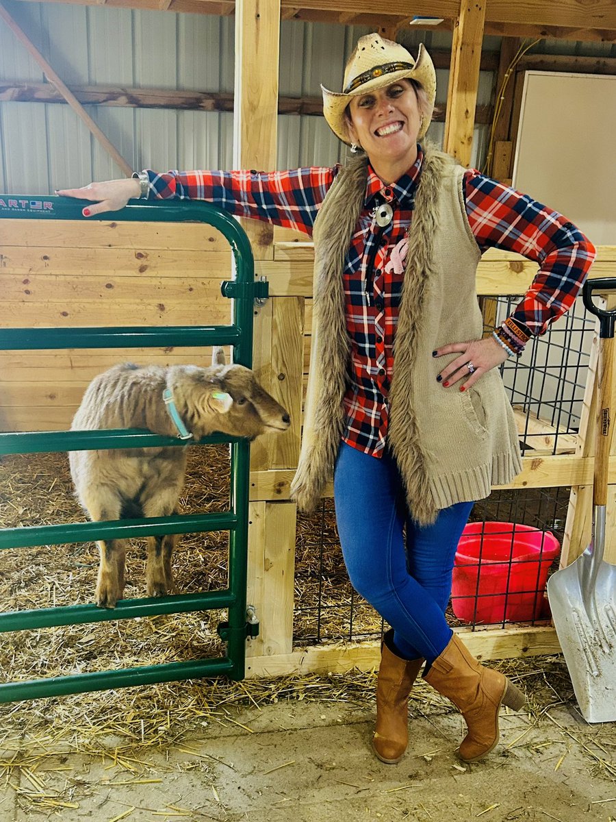 Snow Carnival 2024.  💙💛🏀❄️
Spirit Day #3:  Carhart or Cowboy Day! 🤠
A girl and her goat! 🐐

#highschoolspiritweek 
#badaxehatchets 
#ladyfarmer 
#goats 

📸 credit Danica Cooper & Jade Bolzman.
