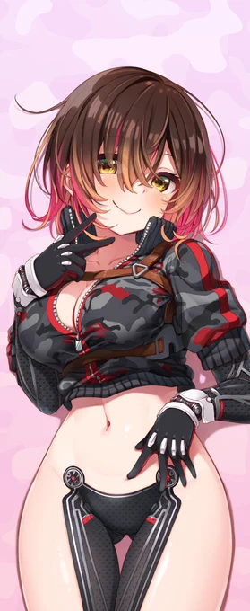 ロボ子さんの迷彩描くためにスクショしてたのもあったこの服大好きだからまた着る機会あったら嬉しい 