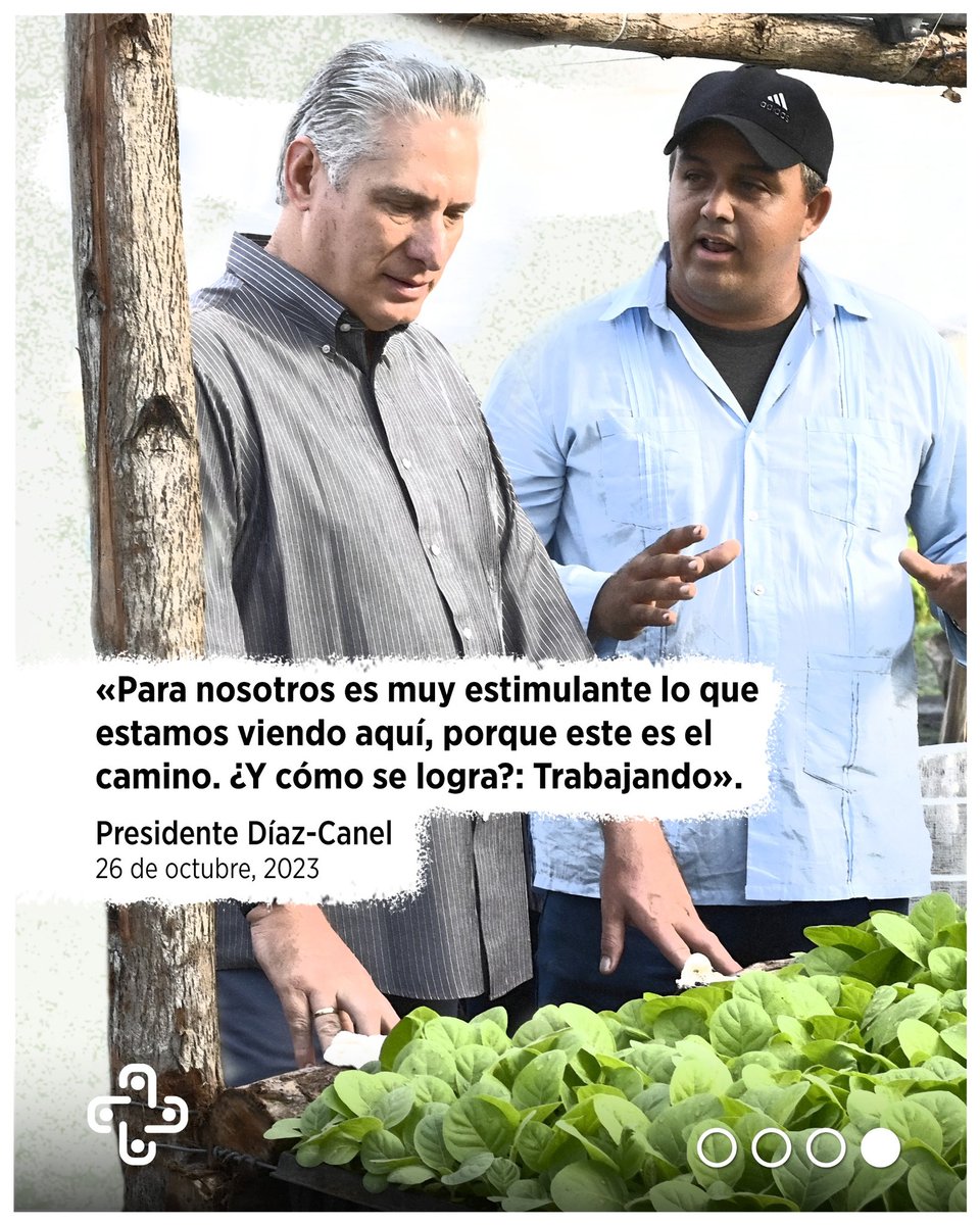 #UnidosXCuba Con trabajo y esfuerzo de mucha #GenteQueSuma  seguiremos adelante. <a href="/DiazCanelB/">Miguel Díaz-Canel Bermúdez</a> <a href="/DrRobertoMOjeda/">Dr. Roberto Morales Ojeda</a> <a href="/YamileRamosCord/">Yamilé Ramos Cordero</a>