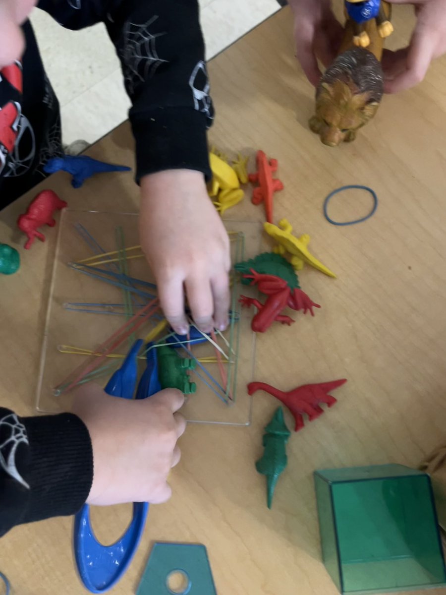 Working on our fine motor skills by trapping and rescuing different animals!!   There was even some innovation competition between friends to see who can make the trickiest trap to get out of! #firststepstowriting #learningthroughplay <a href="/dtrkinder2/">K2 Kinders</a> <a href="/DiamondTrailPS/">💎Diamond Trail Public School🐉</a>
