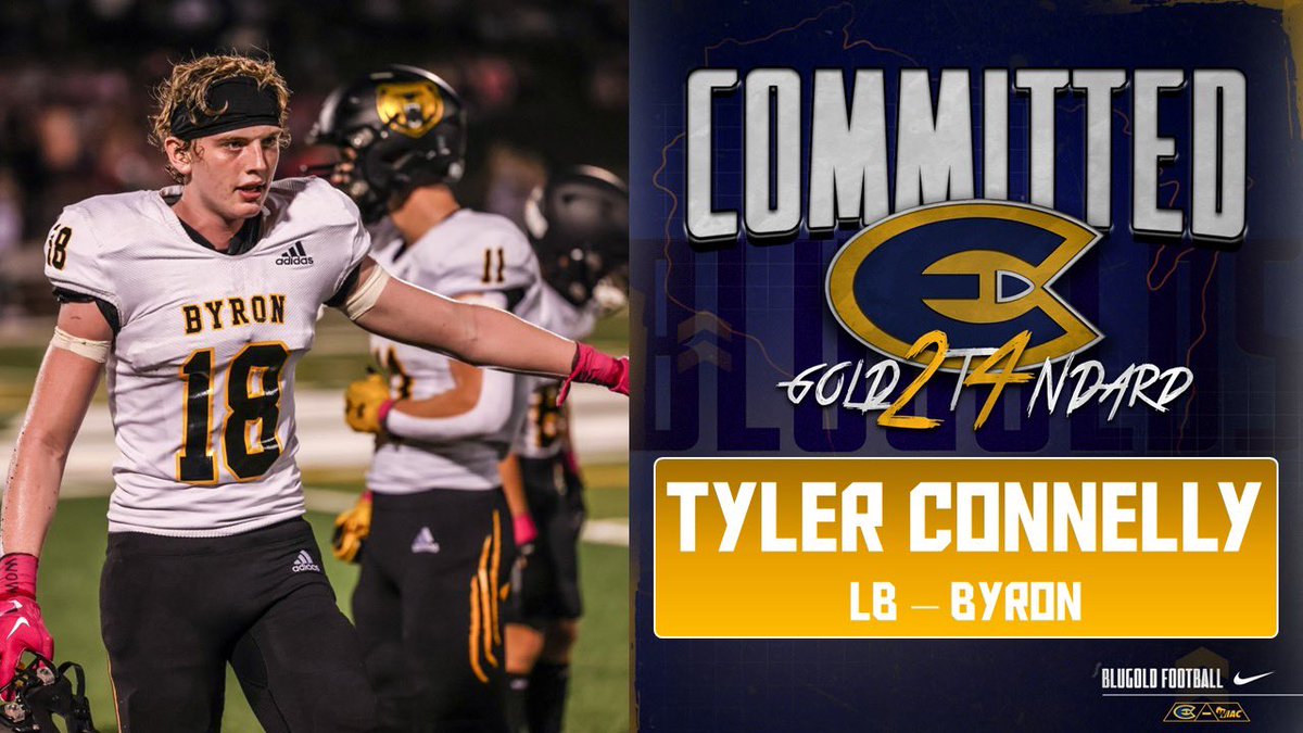 Tyler Connelly (@tylerconnelly16) on Twitter photo Signing Day!! #GOLD2T4NDARD #CTM
<a href="/CoachHoover9/">Tim Hoover</a> <a href="/CoachGrayvold/">Brady Grayvold</a> <a href="/CoachE_Blugolds/">Rob Erickson</a> <a href="/CoachMcHugh62/">Mike McHugh</a> <a href="/UWECFootball/">Blugold Football</a> <a href="/ByronMNFootball/">Byron Bears Football</a> Signing Day!! #GOLD2T4NDARD #CTM
<a href="/CoachHoover9/">Tim Hoover</a> <a href="/CoachGrayvold/">Brady Grayvold</a> <a href="/CoachE_Blugolds/">Rob Erickson</a> <a href="/CoachMcHugh62/">Mike McHugh</a> <a href="/UWECFootball/">Blugold Football</a> <a href="/ByronMNFootball/">Byron Bears Football</a>