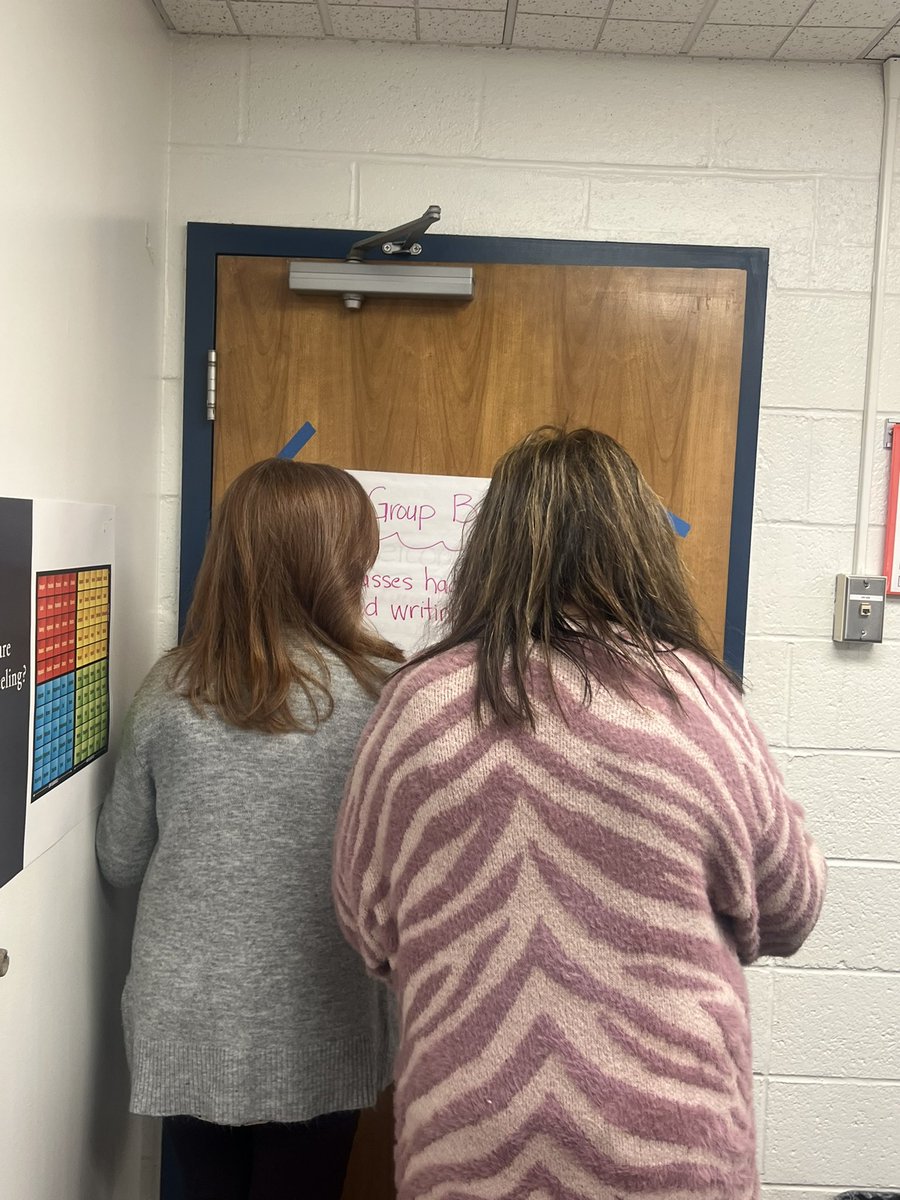 Our Instructional Leadership team, busy at work after our  In- house Instructional Rounds!
#instructionalrounds
#nicholspride
#ILT