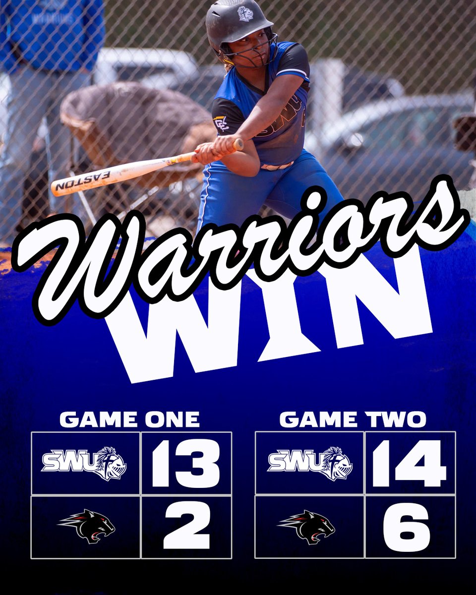 Warriors Powered by Home Runs in Sweeping Victories Over Panthers in Home Opener

Addi Johnson (2), Amberly Way, Taylor Palfrey, and Talissa Cannady homer during double header

Cassidy Dickson and Autumn Barnhardt pick up wins on the mound

#TeamSWU #ncaad2 #conferencecarolinas