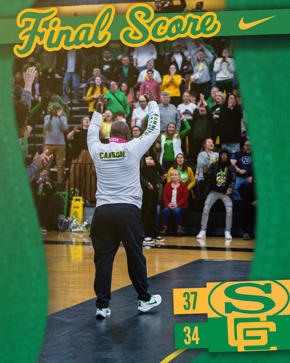 Wave win, 37-34! Your Green Wave is headed back to The Ville Lower State Champs!

We’re headed to the AAAAA State Finals!

We’ll take on Fort Mill this Saturday at Dreher High! 

Be EARLY &amp; be LOUD!

#GoBigGreen | #VilleMentality